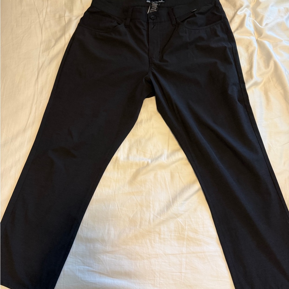 Travis Mathew Men's Black Golf Pants